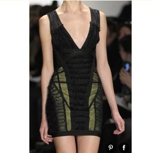 NWT Herve Leger Runway Dress
